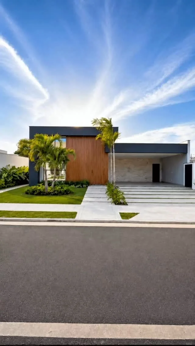 Jardins Veneza — Uma casa linear de alto padrão, moderna, automatizada e pensada para quem quer viver com conforto, tecnologia e lazer dentro de casa