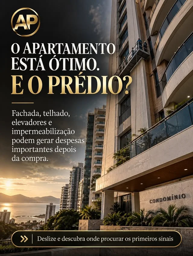 Um apartamento pode estar impecável e, ainda assim, esconder uma despesa importante que não aparece durante a visita