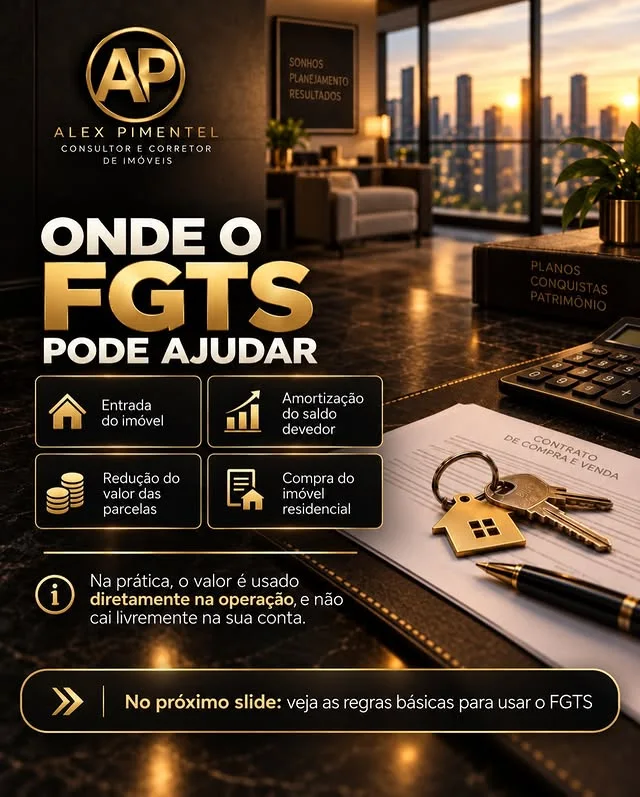 Você pode ter uma parte importante da entrada do seu imóvel sem perceber: o saldo do seu FGTS